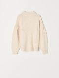 Sweter z bufiastymi rękawami - kremowy - MOHITO - small3