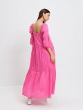 Bawełniana sukienka maxi - różowy - MOHITO - small4