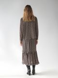 Bluzka w kwiatowy wzór - czarny - MOHITO - small4