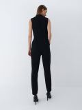 Kopertowy kombinezon maxi - czarny - MOHITO - small3