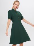 Wiskozowa sukienka midi - zielony - MOHITO - small4