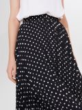 Spódnica midi w groszki - czarny - MOHITO - small3