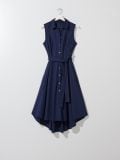 Bawełniana szmizjerka - granatowy - MOHITO - small6
