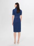 Jeansowa sukienka midi - granatowy - MOHITO - small5