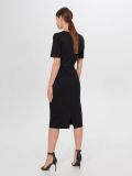 Dopasowana sukienka midi - czarny - MOHITO - small4