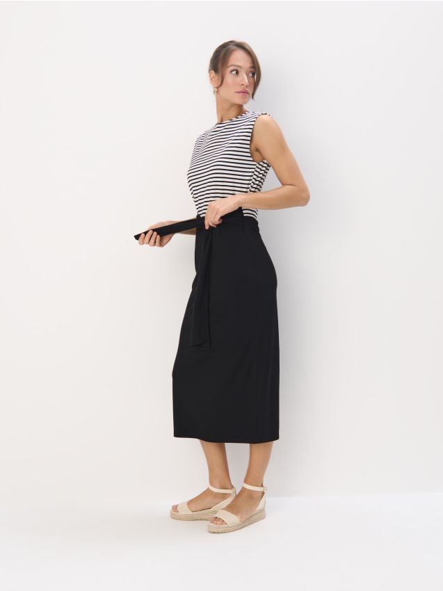 Rochie midi din bumbac