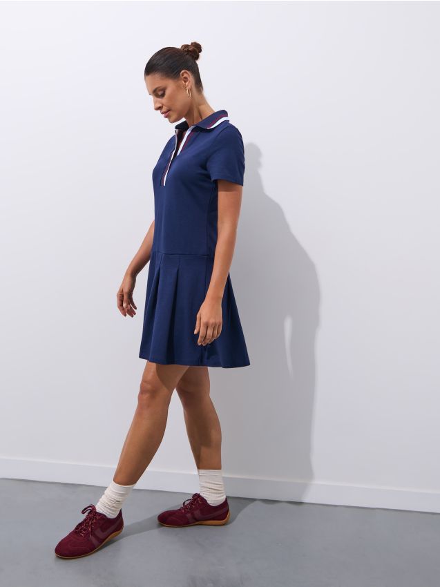Rochie mini cu guler