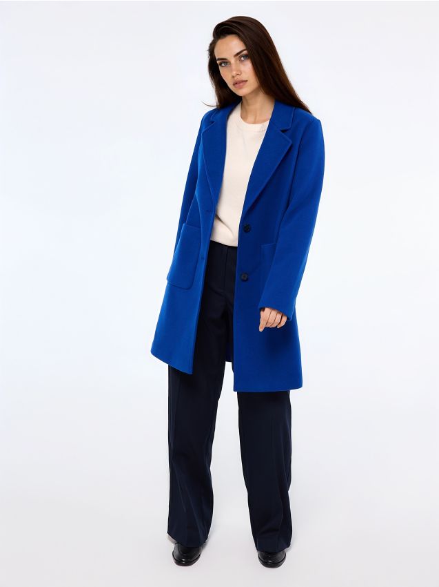 Palton cu croi straight