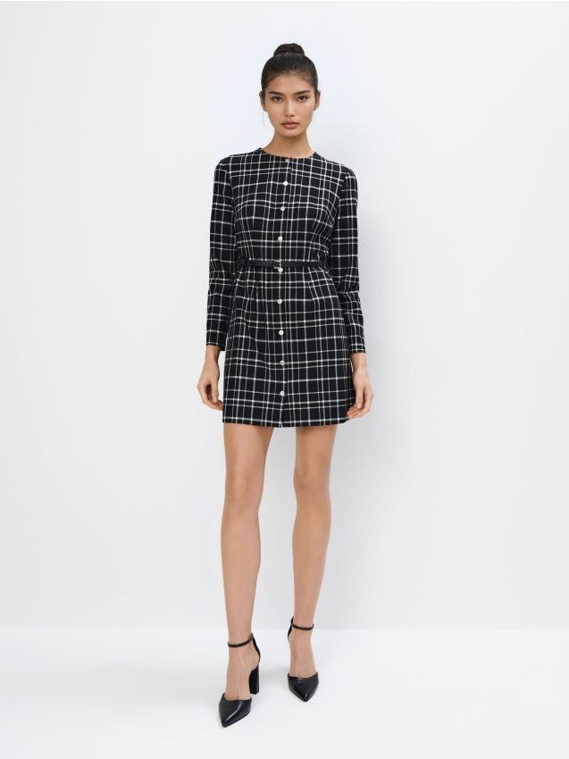 Rochie mini cu curea