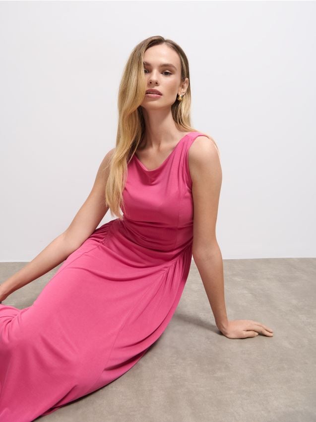 Rochie midi cu bretele