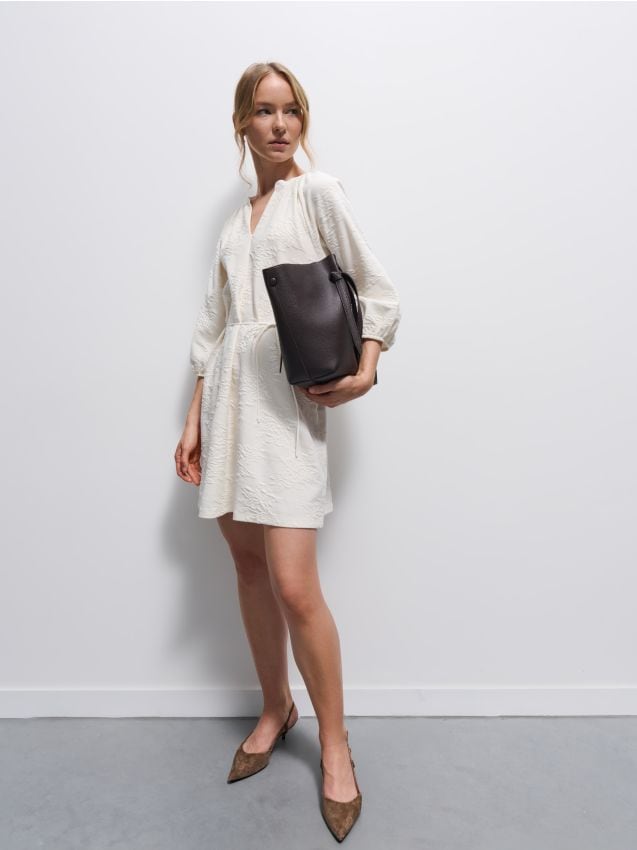 Rochie mini tip cămașă