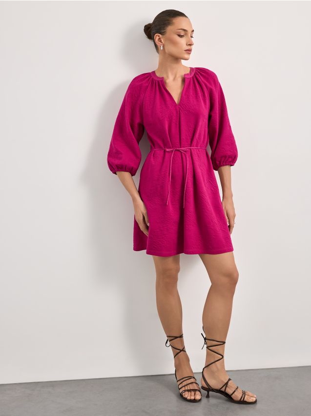 Rochie mini tip cămașă