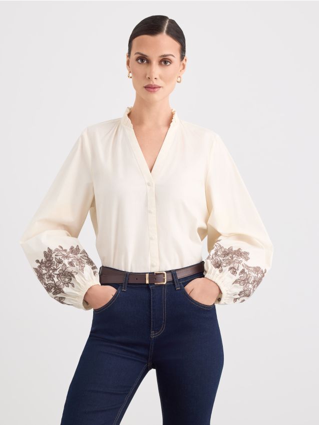 Bluza puf-rukava