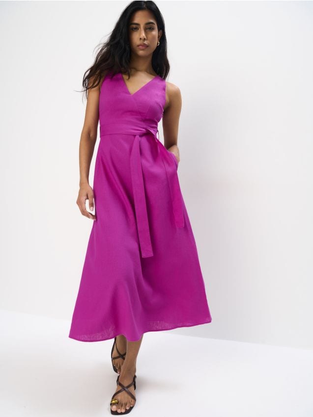Rochie midi din in