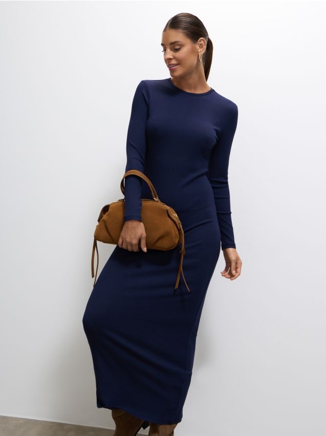 Rochie tricotată midi