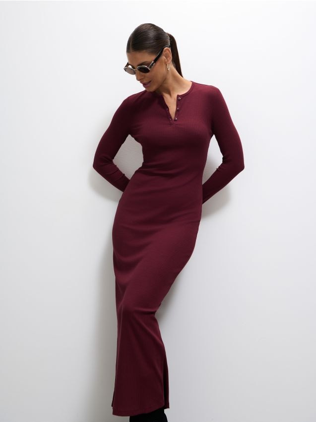 Rochie tricotată midi