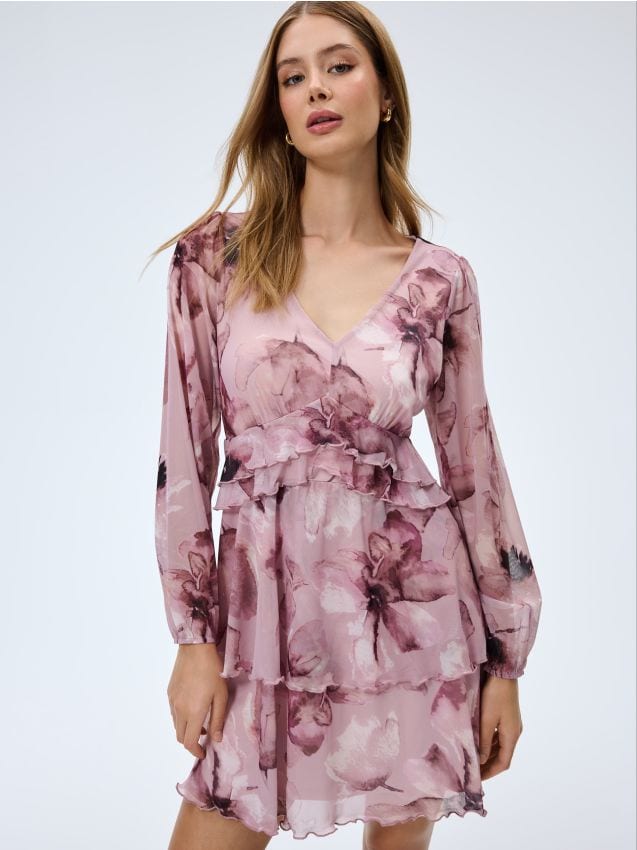 Rochie mini cu flori