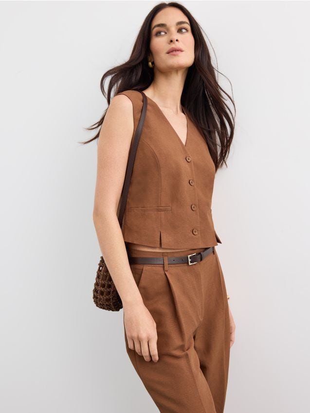 Mohito - LADIES` VEST - smeđa