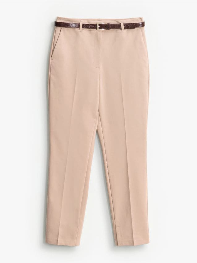 Mohito - Панталон с колан - бежово