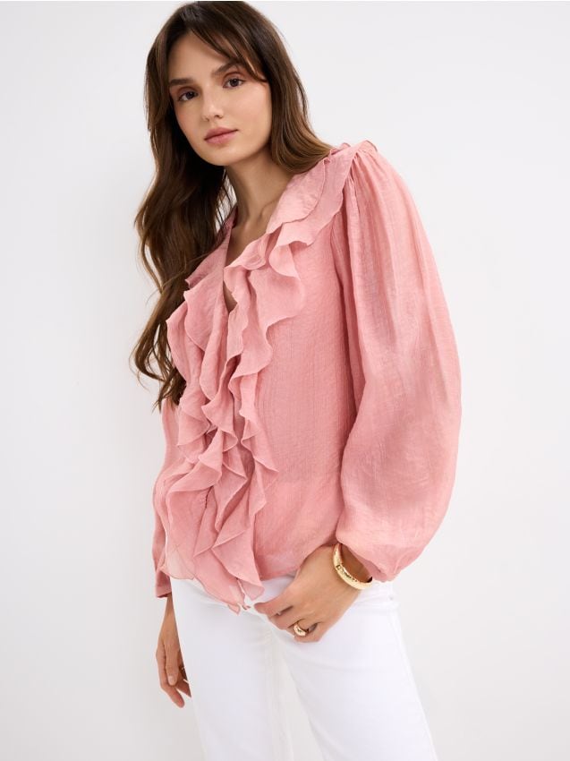 Mohito - Блуза с украшения - розово