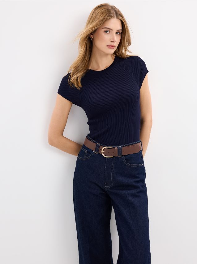 Pulover cu mânecă scurtă