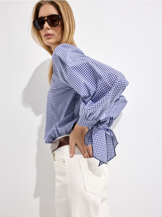 Mohito - Карирана риза - нави