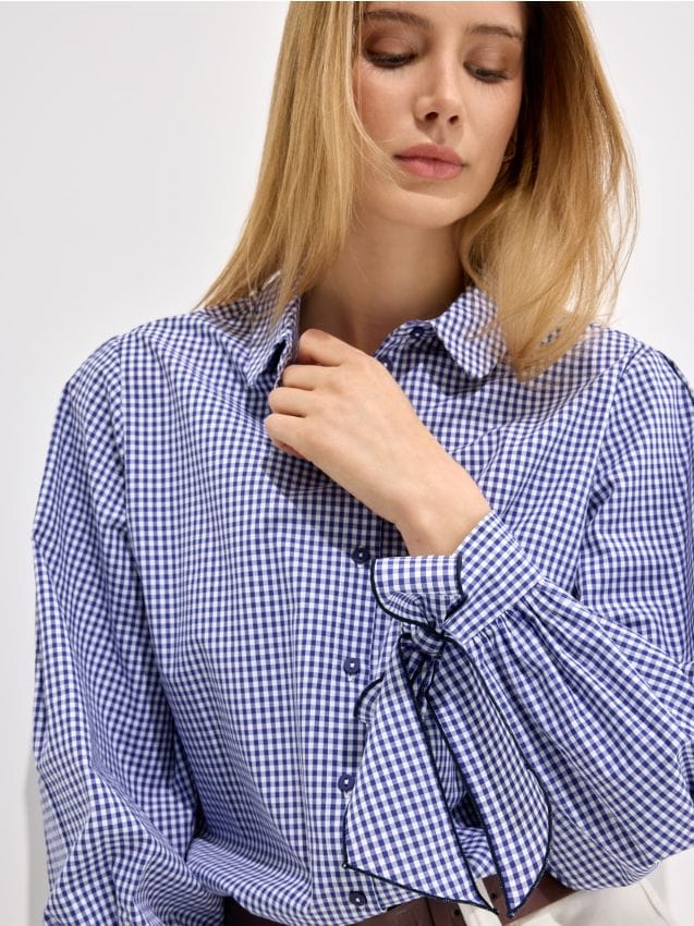 Cămașă în carouri