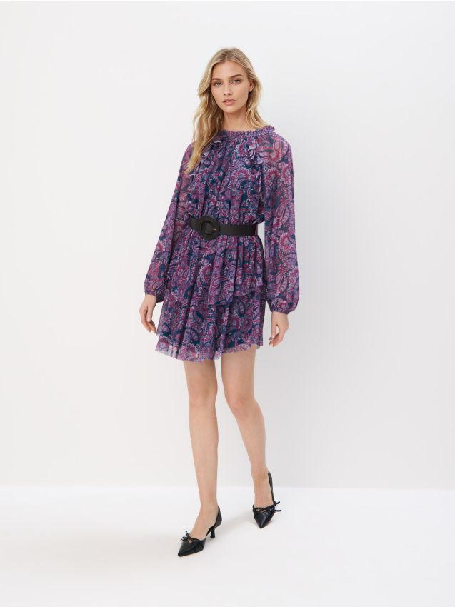 Rochie mini cu curea