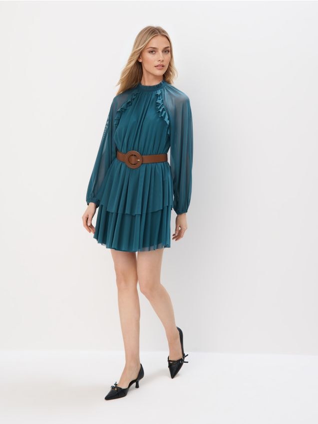 Rochie mini cu curea