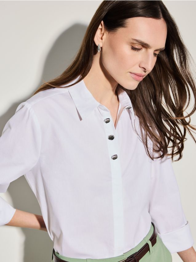 Cămașă cu conținut ridicat de bumbac