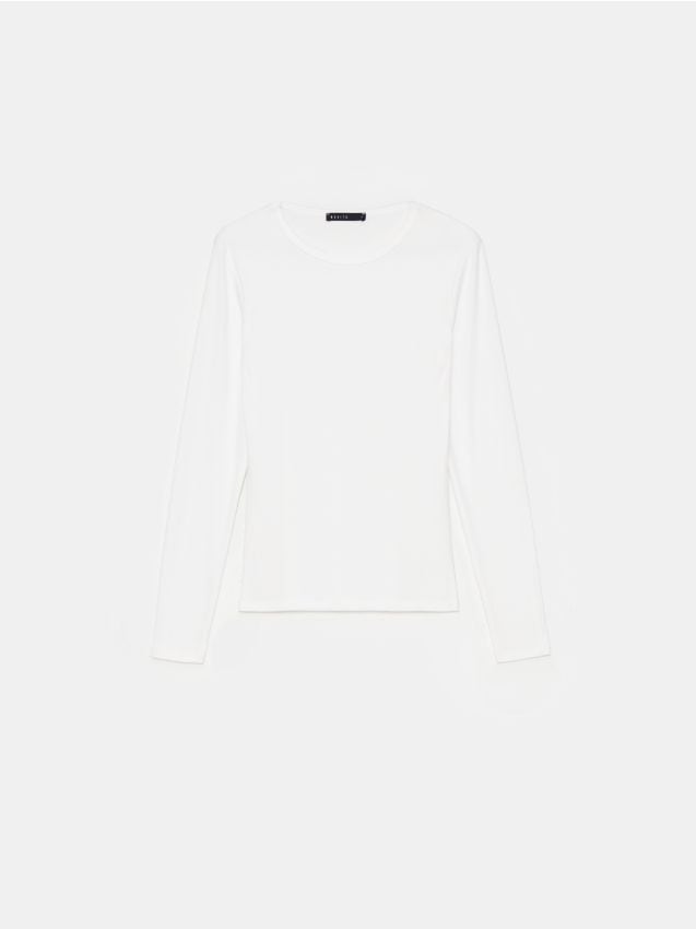 Mohito - Прилепнала блуза - бяло