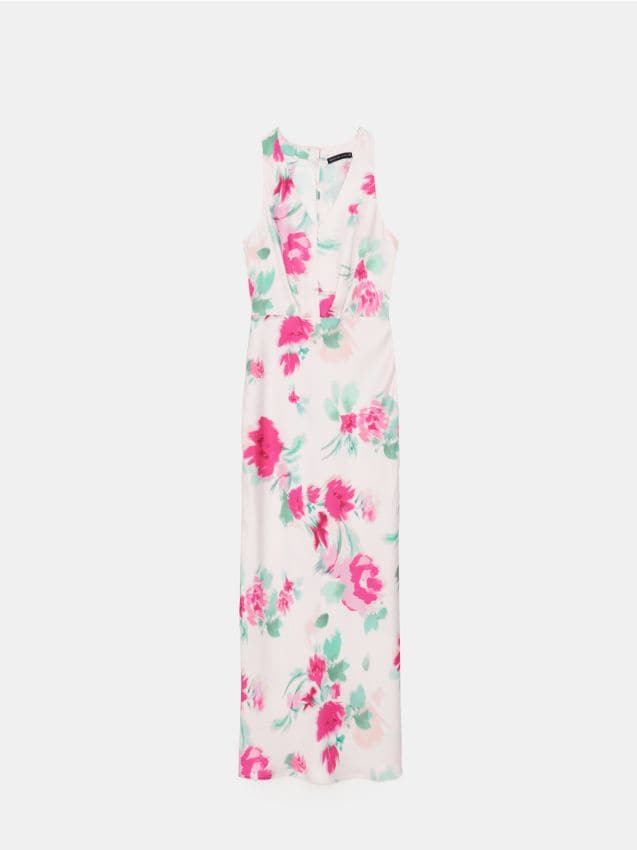 Rochie maxi cu flori