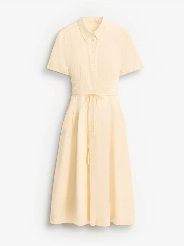 Rochie midi tip cămașă