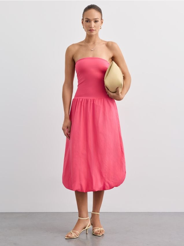 Rochie de bumbac maxi