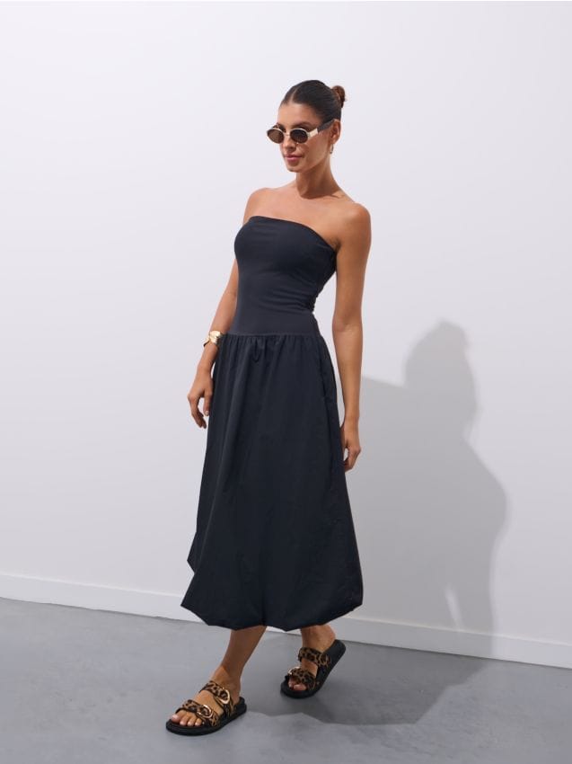 Rochie de bumbac maxi