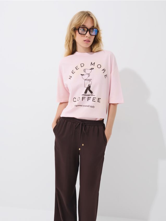 Tricou din bumbac cu imprimeu