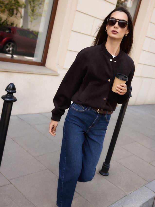Mohito - Mom slim-lõikega teksad - navy