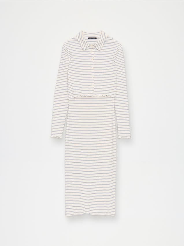 Rochie reiată midi
