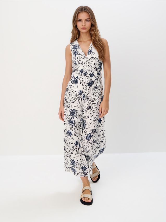 Salopetă din amestec de in