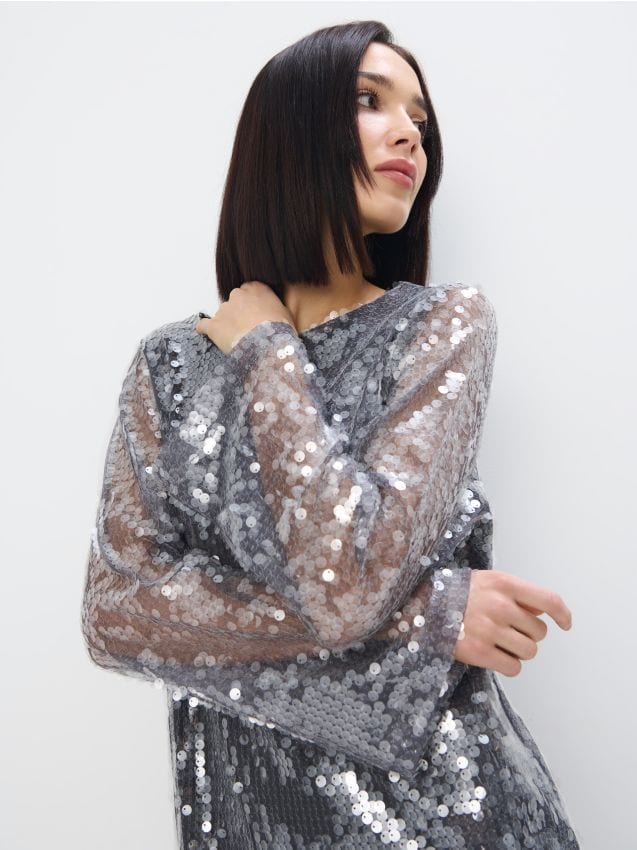 Rochie mini strălucitoare