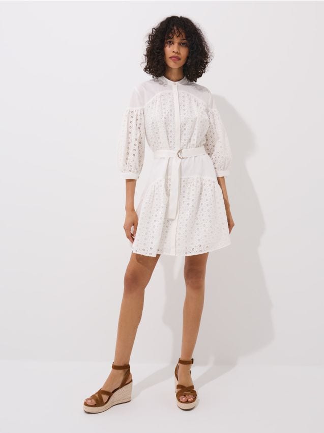 Rochie mini din bumbac