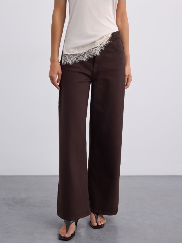 Blugi wide leg