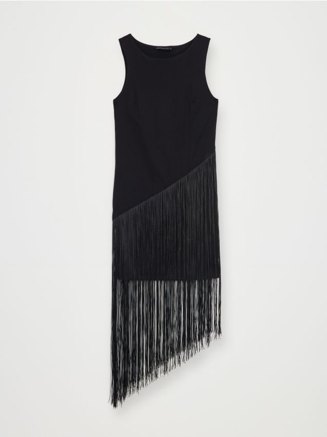 Rochie mini cu franjuri