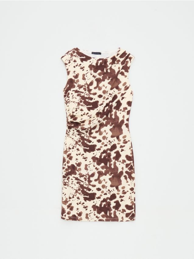Rochie mini cu motiv de animale