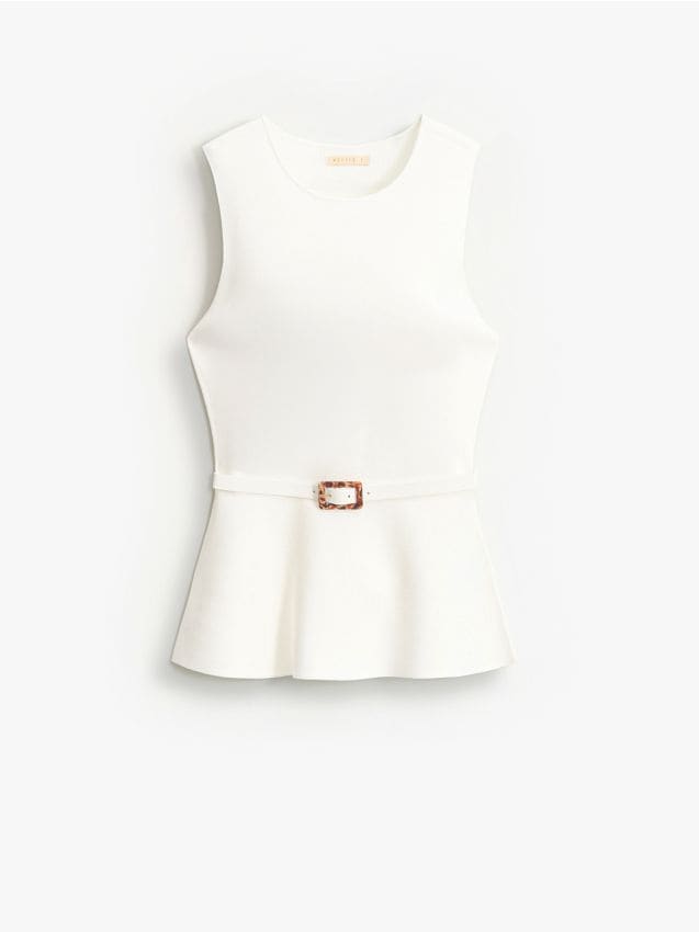 Mohito - Втален топ - кремaво