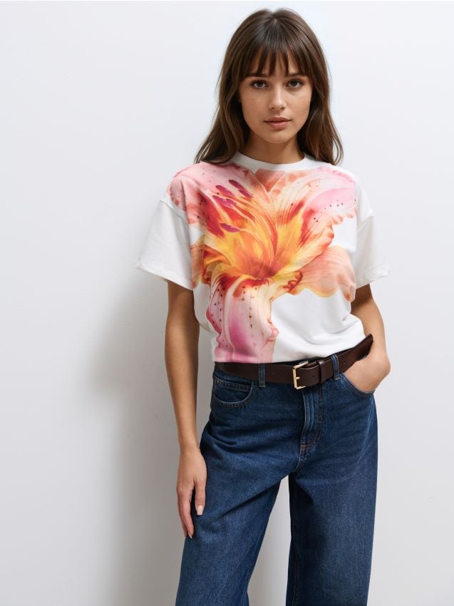 T-shirt cu imprimeu