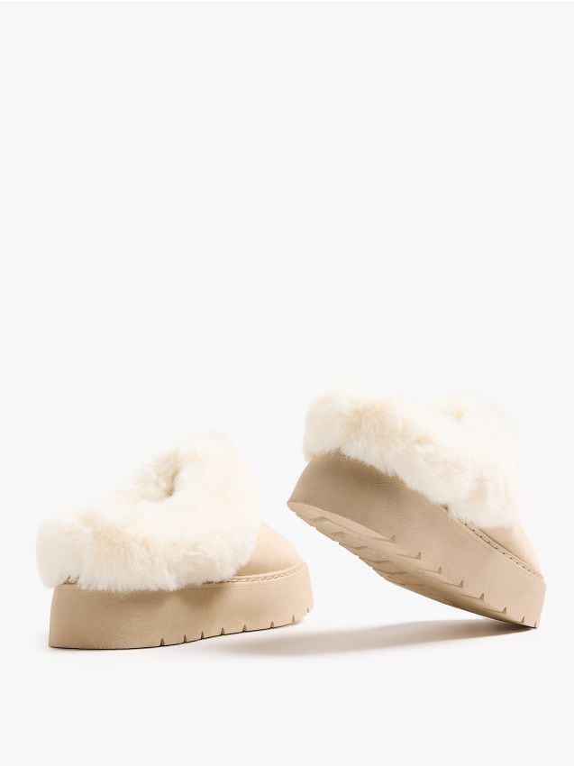 Mohito - Обувки тип mule - кремaво