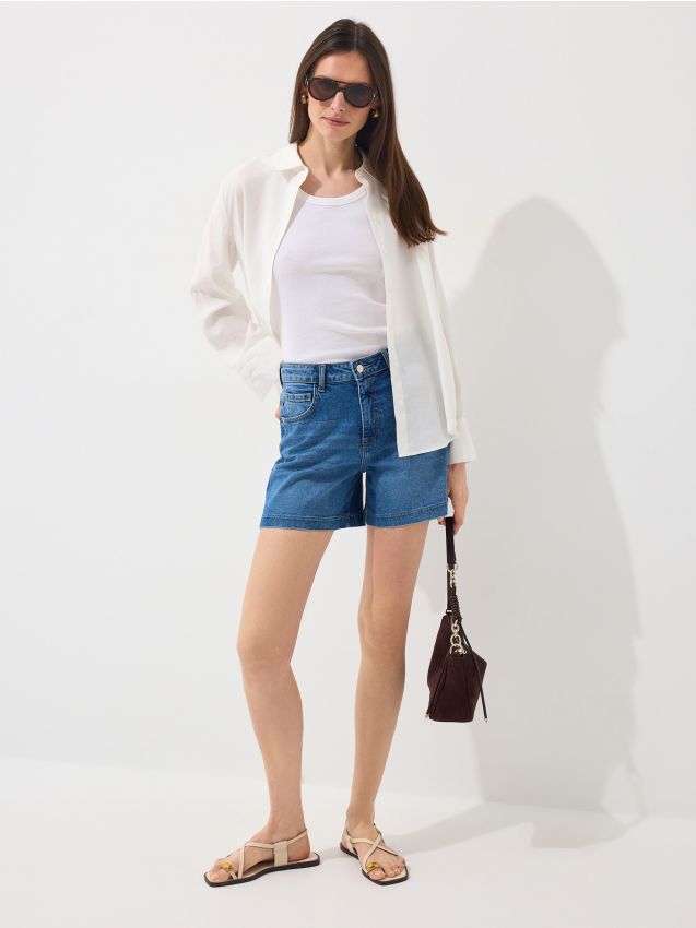 Mohito - Дънкови къси панталони - син