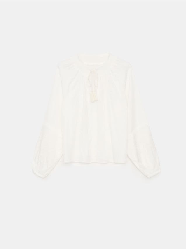 Mohito - Bluza s visokim udjelom viskoze - krem