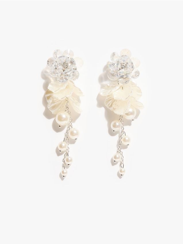 Mohito - Дълги декоративни обеци - цветен